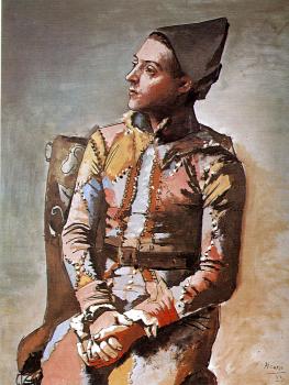 Pablo Picasso : harlequin IV
